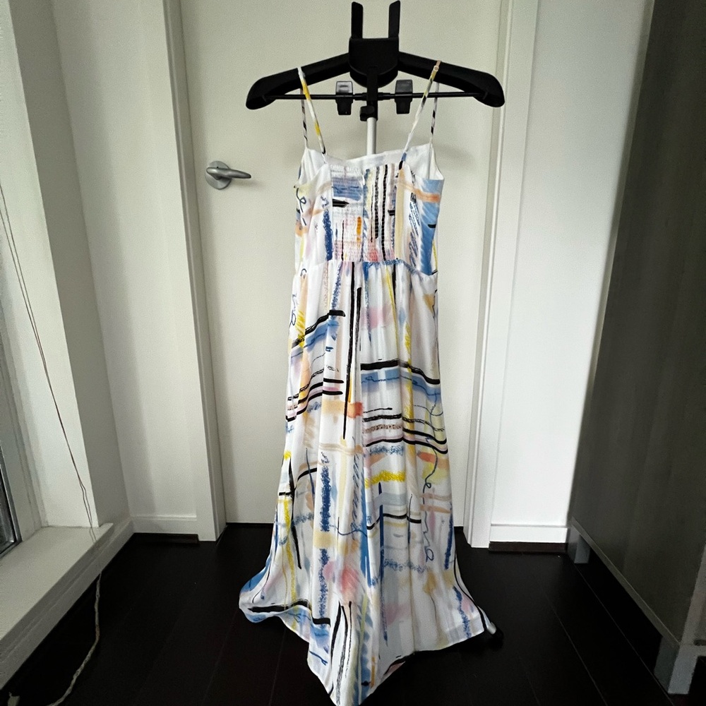 Babaton White Multicolor Maxi Dress - Picture 3 of 6